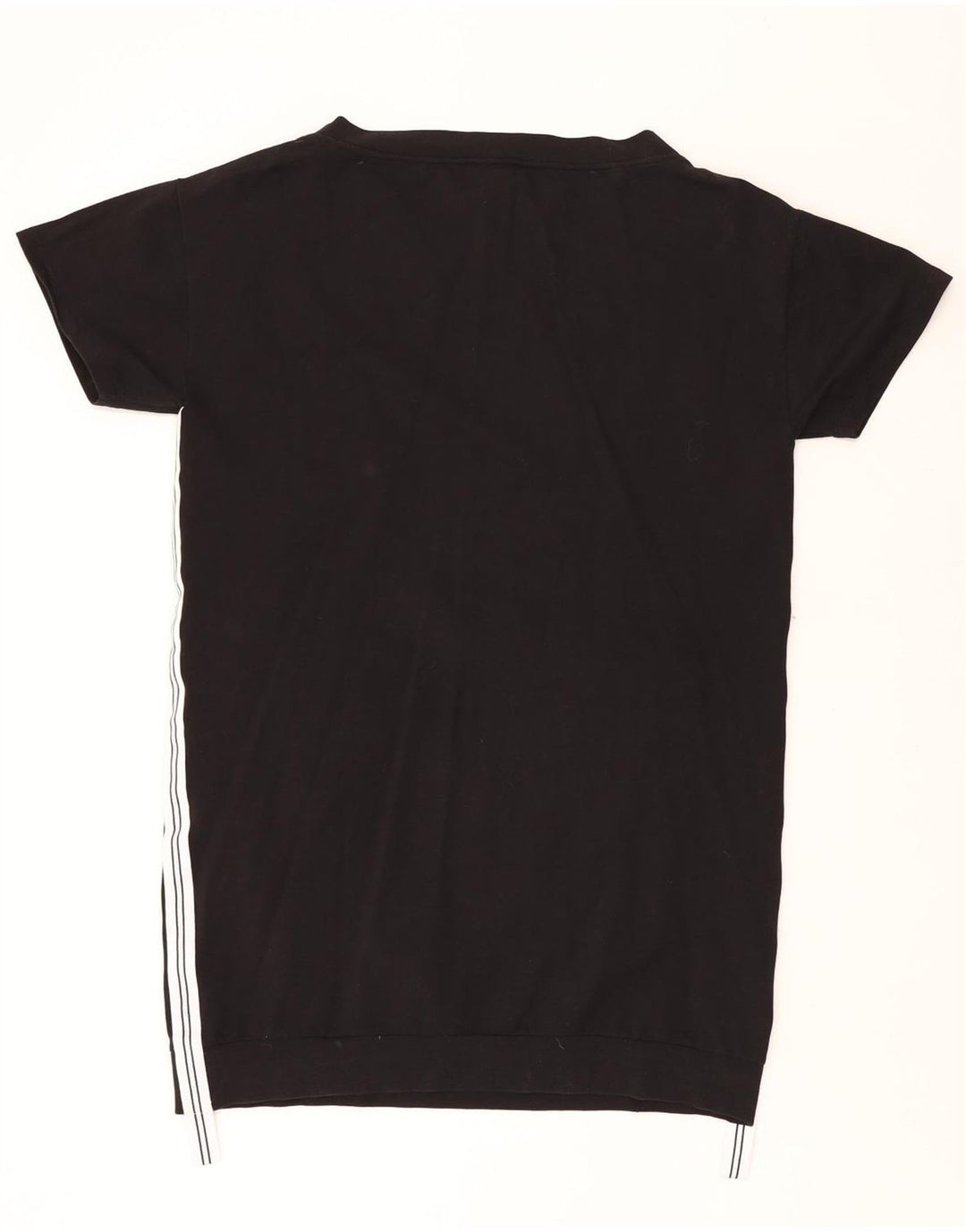 LIU JO Dame Milano T-Shirt Kjole UK 18 XL Sort Bomuld