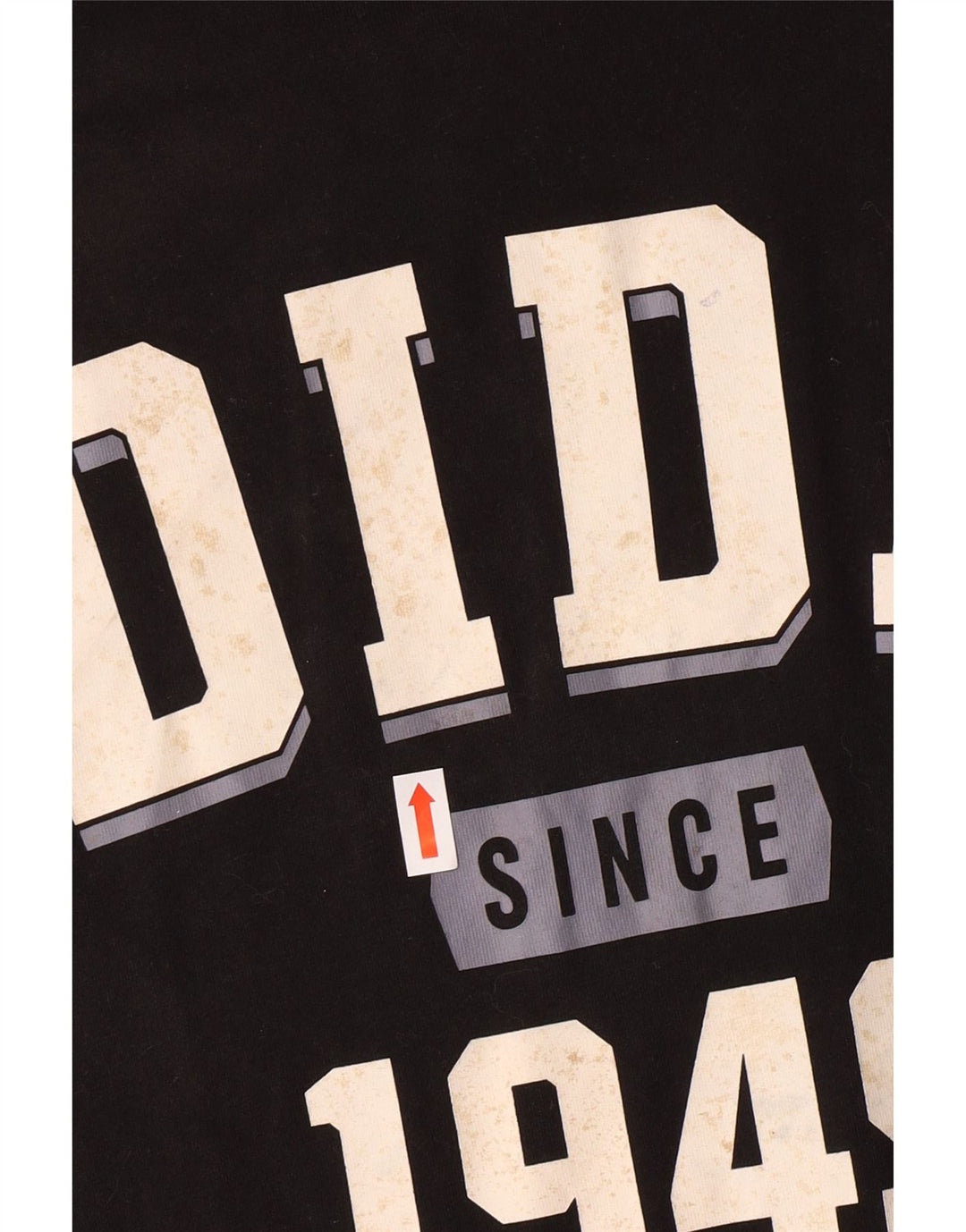 ADIDAS Grafisk T-shirt top til mænd 2XL sort bomuld