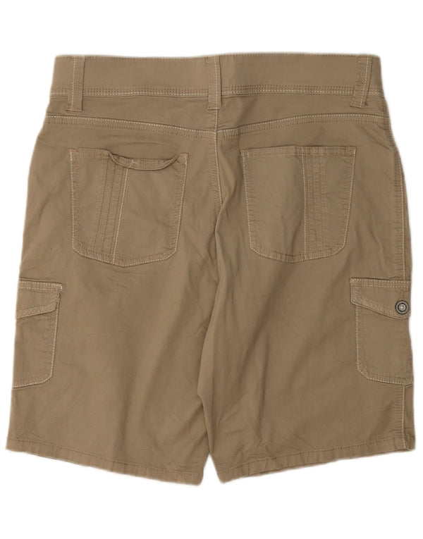 Lee Womens Cargo Shorts US 10 Large W32 Beige Bomuld