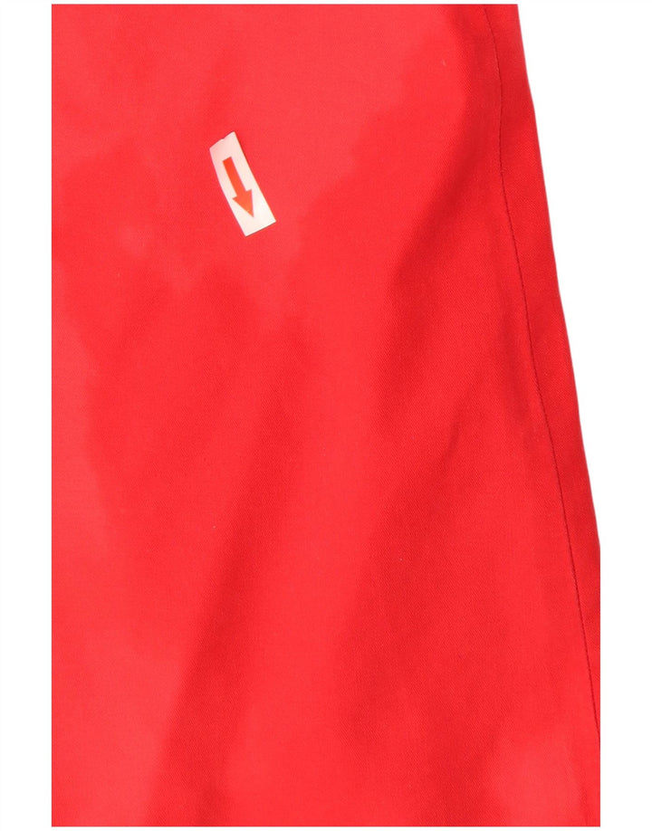 Joules Dame Oversized Vandtæt Jakke UK 16 Large Rød Polyester
