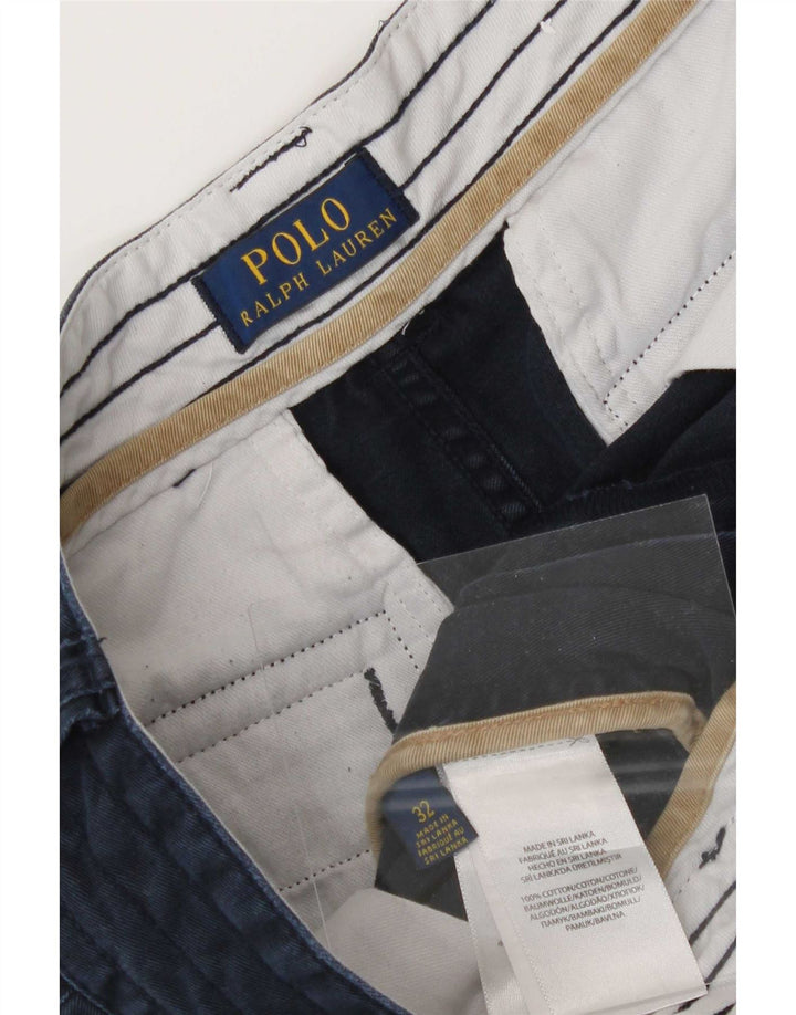 Ralph Lauren Herre Cargo Shorts W32 Mellem marineblå bomuld