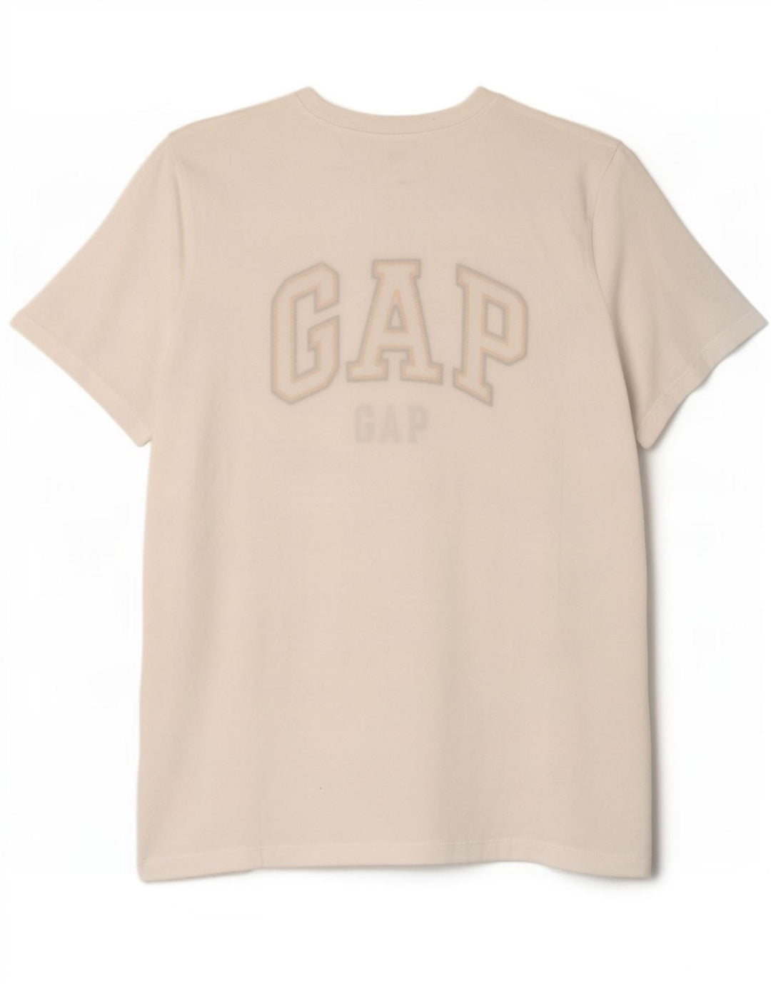Gap Herre Klassisk Grafisk T-Shirt Top Stor Hvid Bomuld
