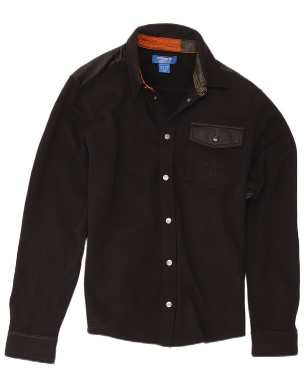 Adidas Mens Shirt Small Black Polyester