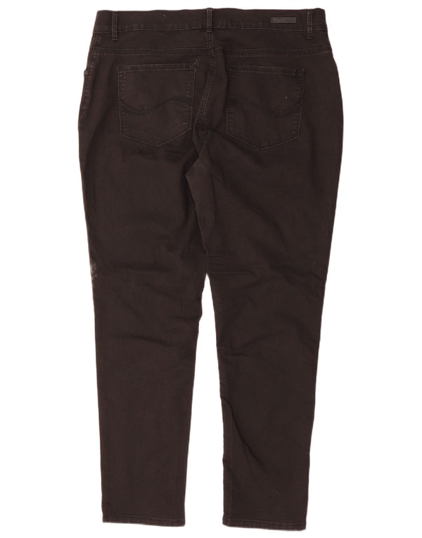 Lee Dame Easy Fit Slim Jeans US 18 2XL W36 L30 Sort Bomuld