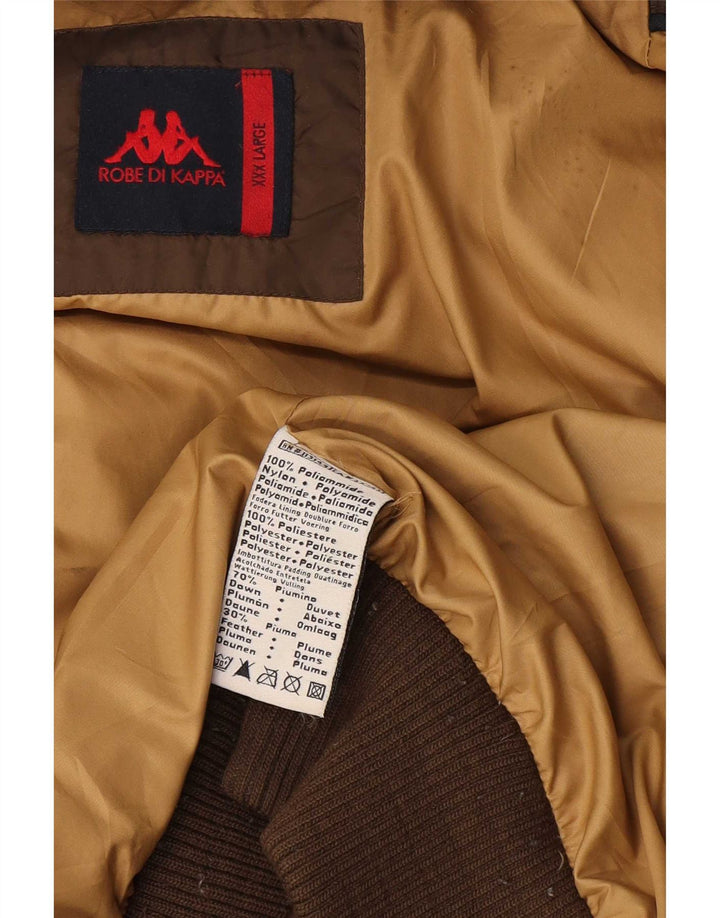 Kappa polstret jakke til kvinder UK 46 3XL brun polyamid