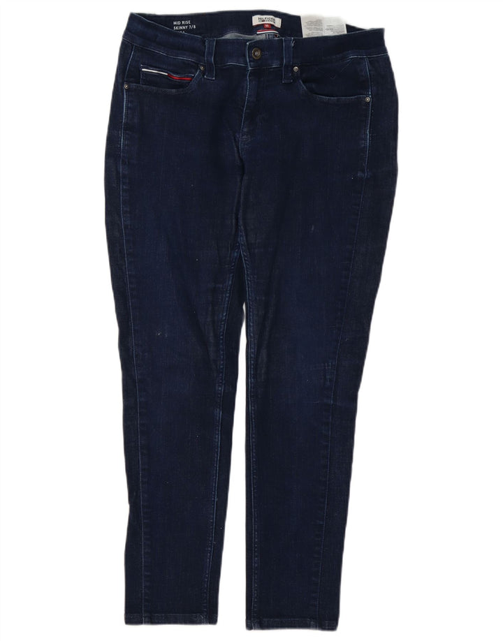 TOMMY HILFIGER Dame Skinny Jeans US 7/8 Medium W32 L27 Navy Blue