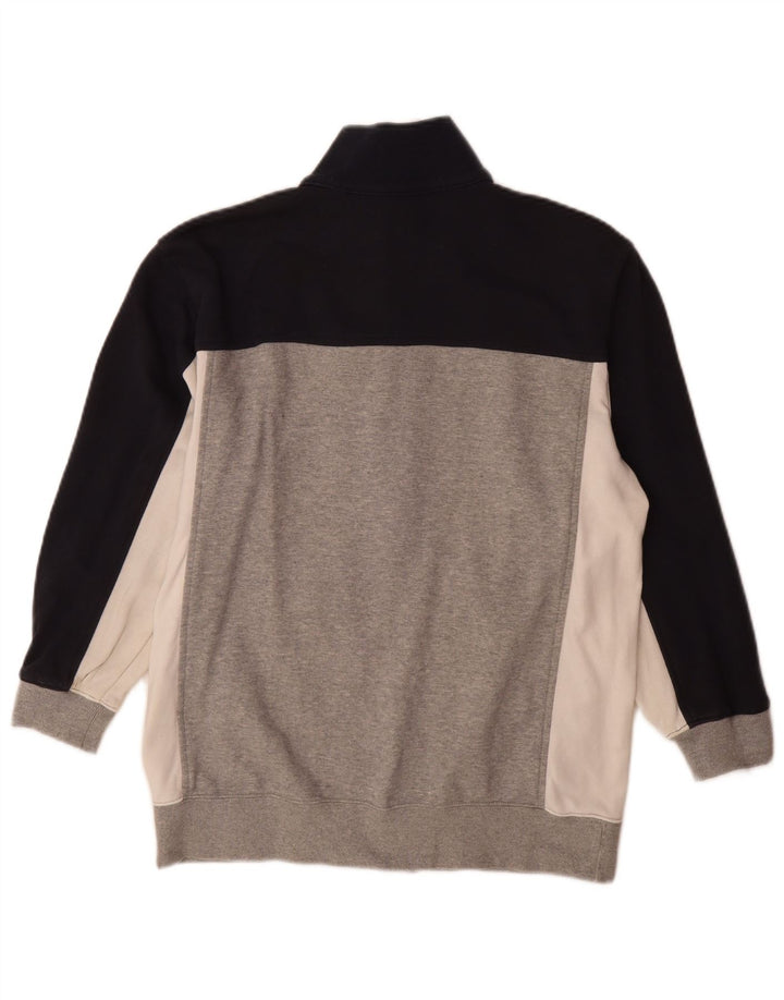 Champion Womens træningsdragt Topjakke UK 16 Large Grå Colourblock Bomuld