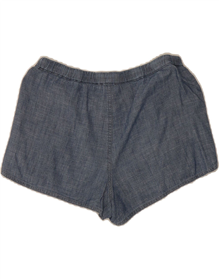 J. CREW Womens Hot Pants UK 10 Small Blue Cotton Vintage J. Crew and Second-Hand J. Crew from Messina Hembry 