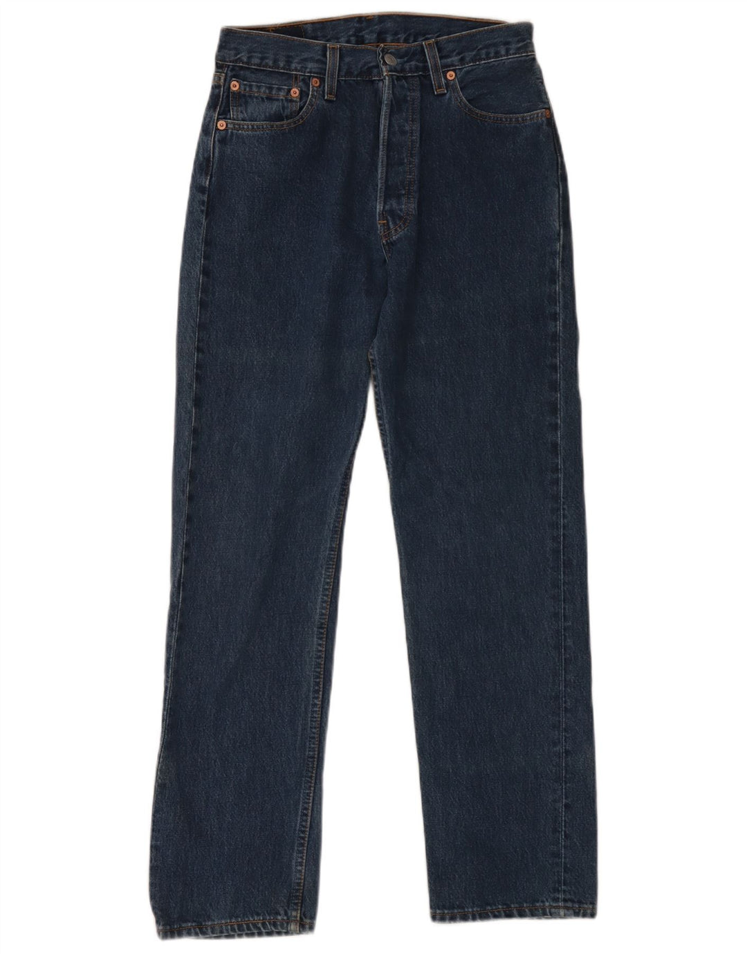 Levi's Herre 501 Straight Jeans W30 L30 Marineblå