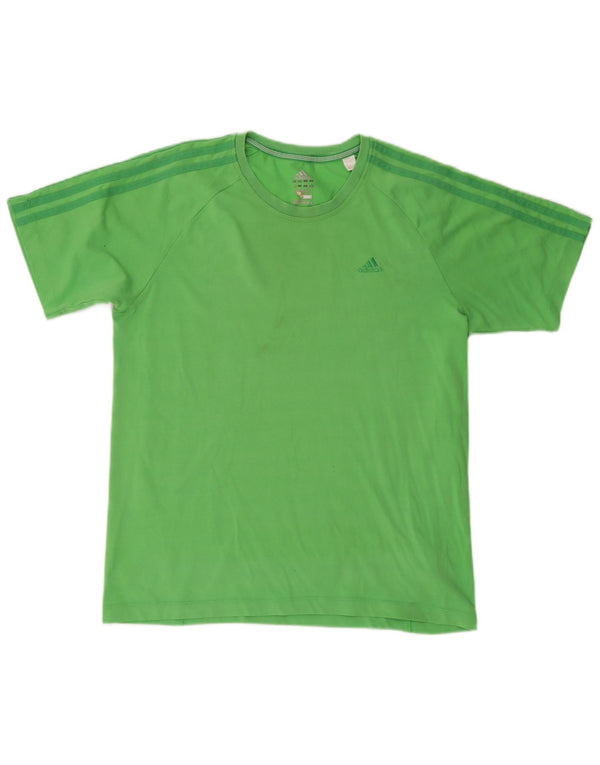 ADIDAS Herre Clima 365 T-Shirt Top Medium Grøn