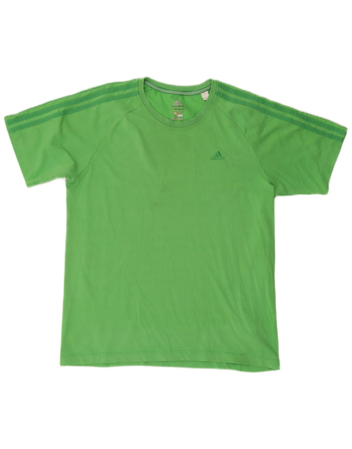 ADIDAS Herre Clima 365 T-Shirt Top Medium Grøn