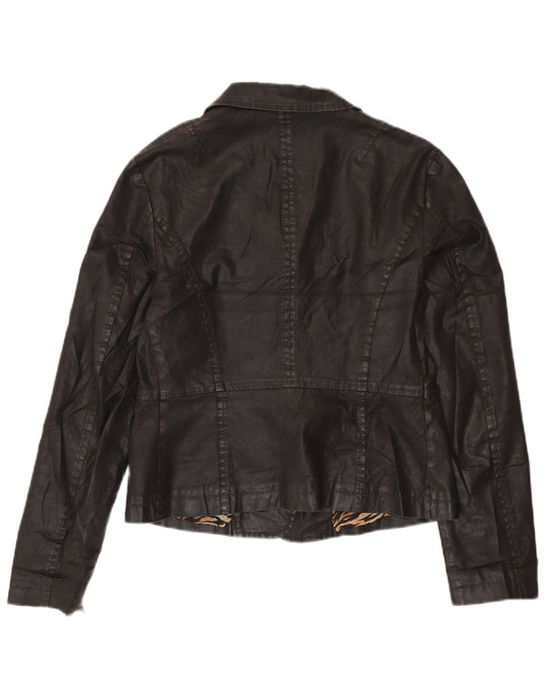 GUESS BY MARCIANO Dame Crop 3-knaps blazerjakke IT 46 Large Sort