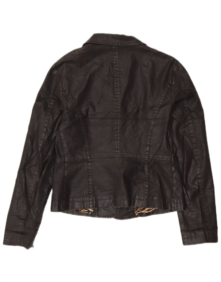 GUESS BY MARCIANO Dame Crop 3-knaps blazerjakke IT 46 Large Sort