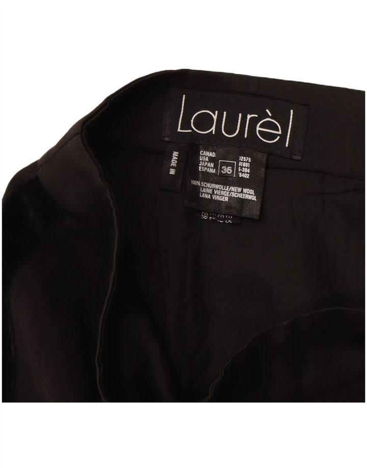 Laurel Womens Pencil Skirt EU 36 Small W26 Black New Wool