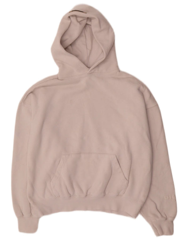 Essentials Dame grafisk oversized hættetrøje Jumper UK 2 2XS hvid bomuld