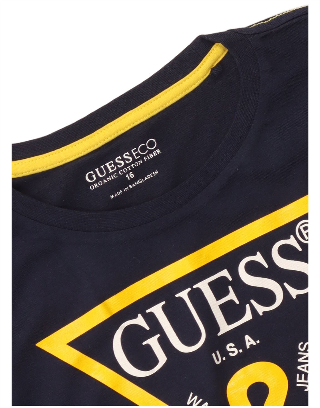 Guess drenge grafisk t-shirt top 15-16 år marineblå