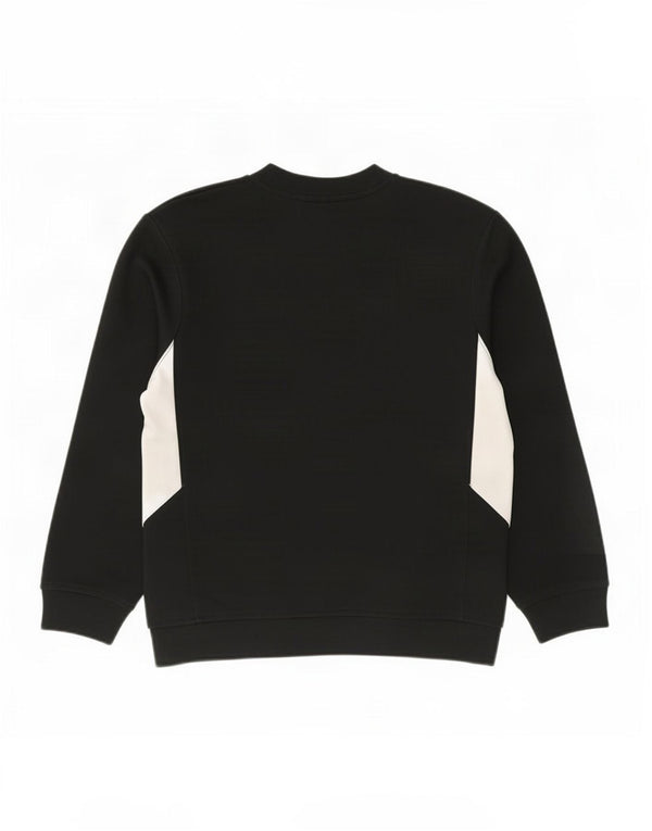 Nike Boys Sweatshirt Jumper 10-11 år Medium Sort Colourblock Polyester