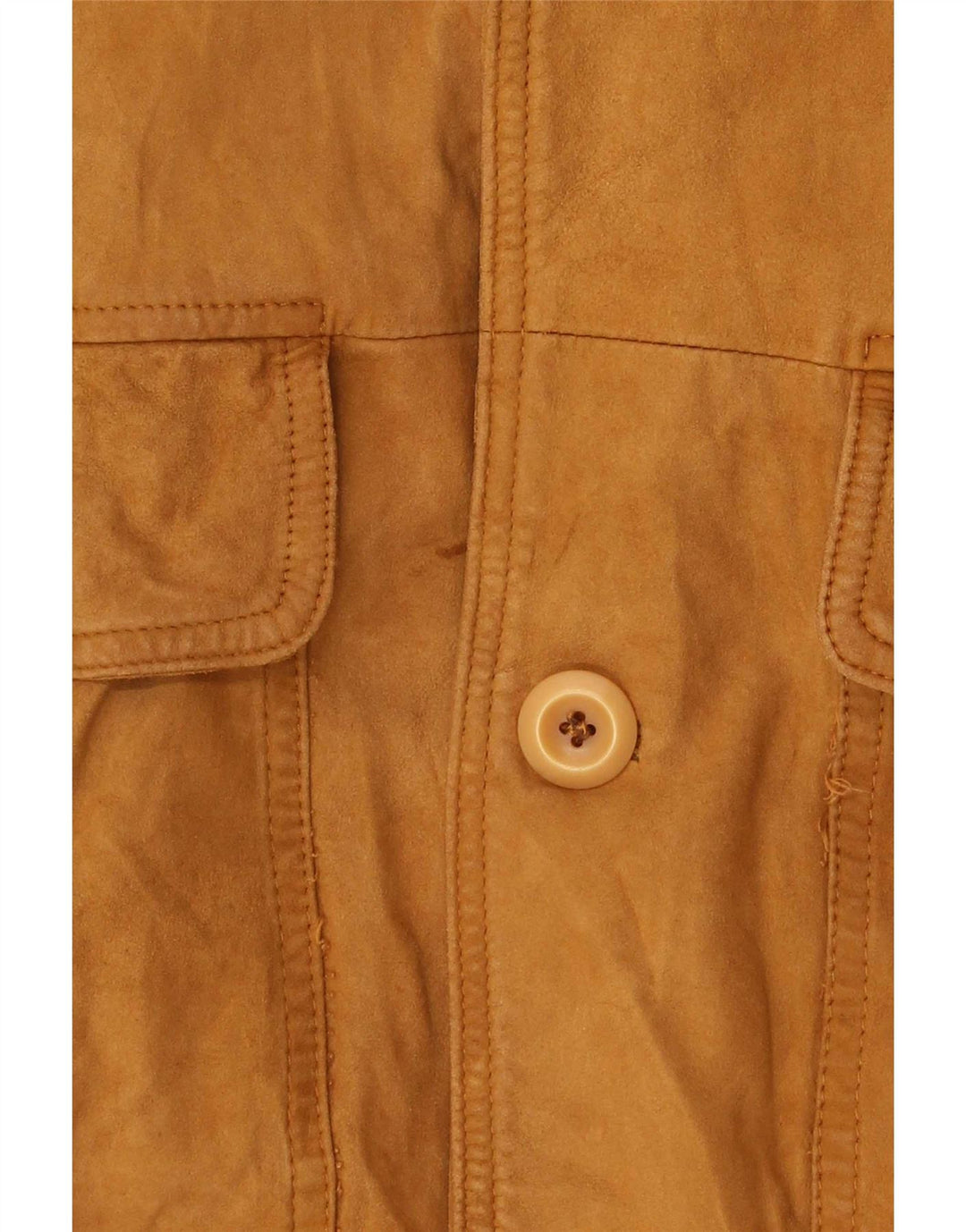 Vintage herre ruskind bomberjakke UK 38 Medium Beige