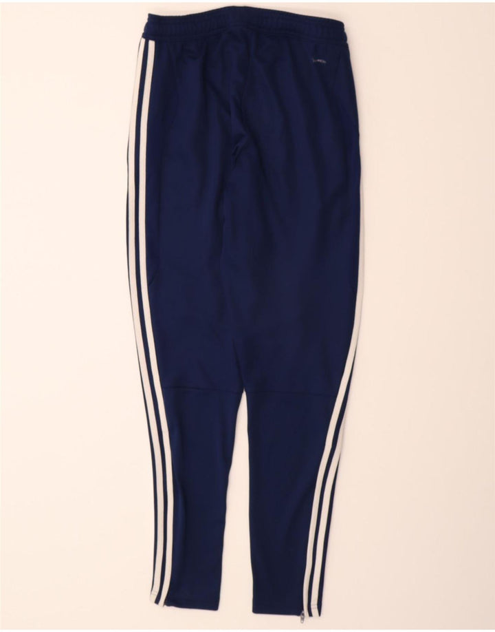 ADIDAS Mens Climalite Tracksuit Trousers Small Navy Blue Polyester Vintage Adidas and Second-Hand Adidas from Messina Hembry 