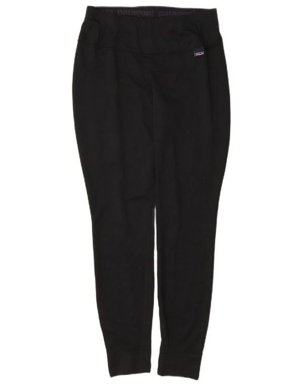 Patagonia Womens Leggings UK 10 Small Black Polyester