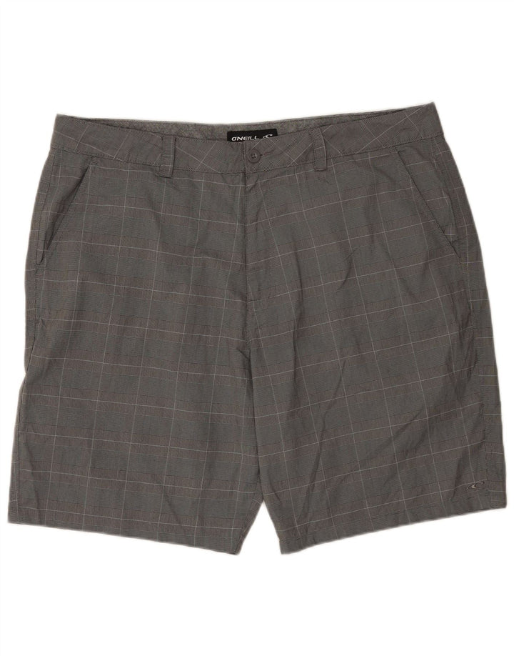 O'Neill Chino Shorts til mænd W40 XL Grå ternet polyester