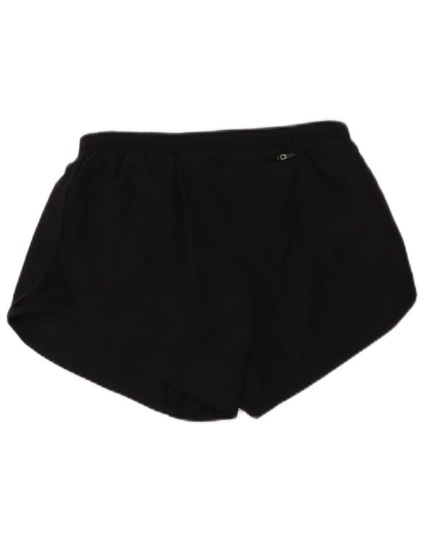 Nike Womens Dri Fit Sport Shorts UK 8 Small Black Polyester