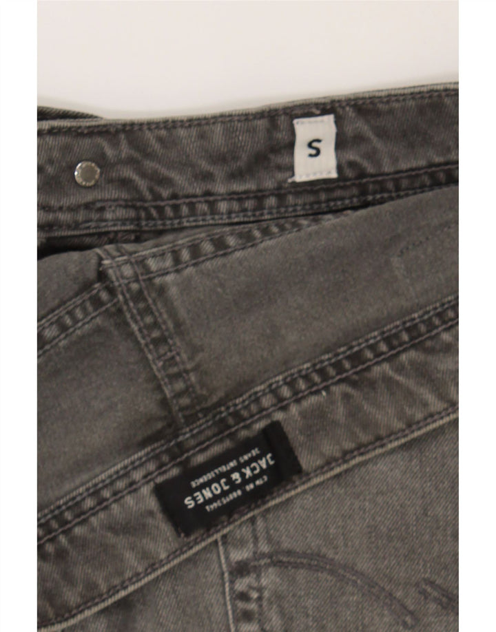 JACK & JONES Mens Regular Fit Denim Shorts Small W29  Grey Cotton Vintage Jack & Jones and Second-Hand Jack & Jones from Messina Hembry 