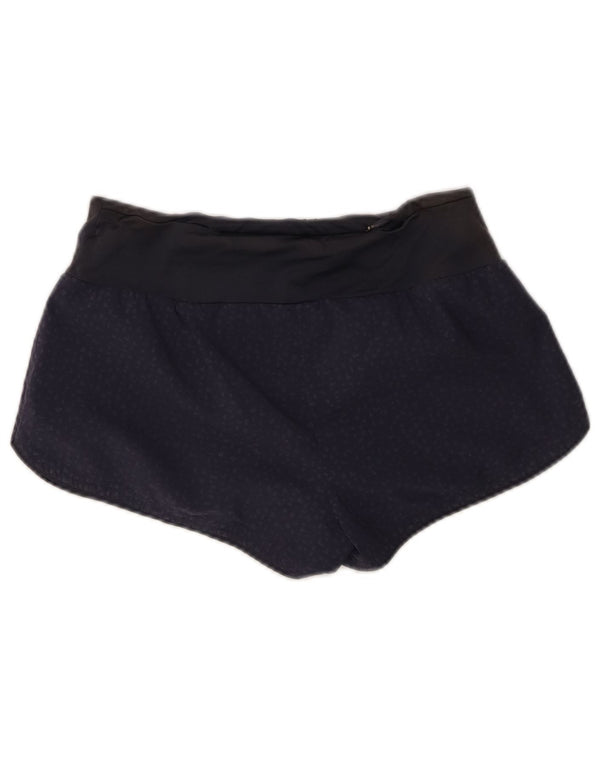Adidas Dame Climalite Sportshorts UK 4/6 XS Navy Blue Spotted