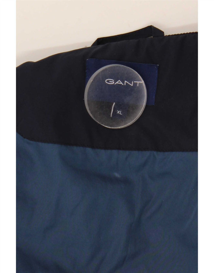 Gant Herre quiltet jakke UK 42 XL Navy Blue Polyester