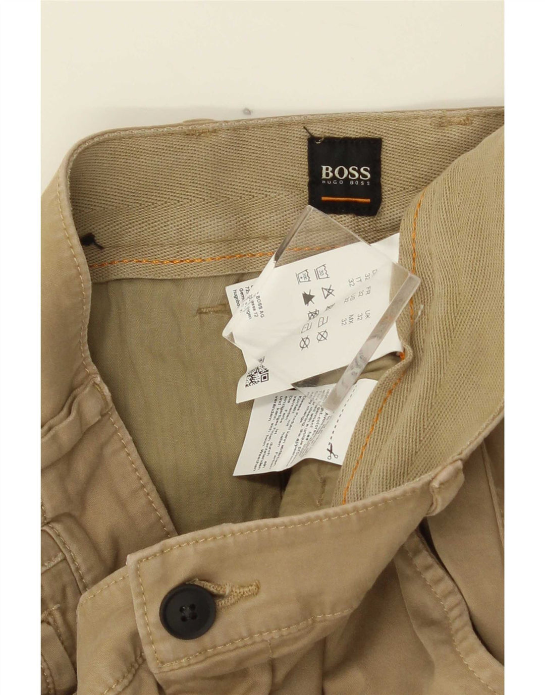 Hugo Boss Herre Chino Shorts W32 Medium Brun Bomuld