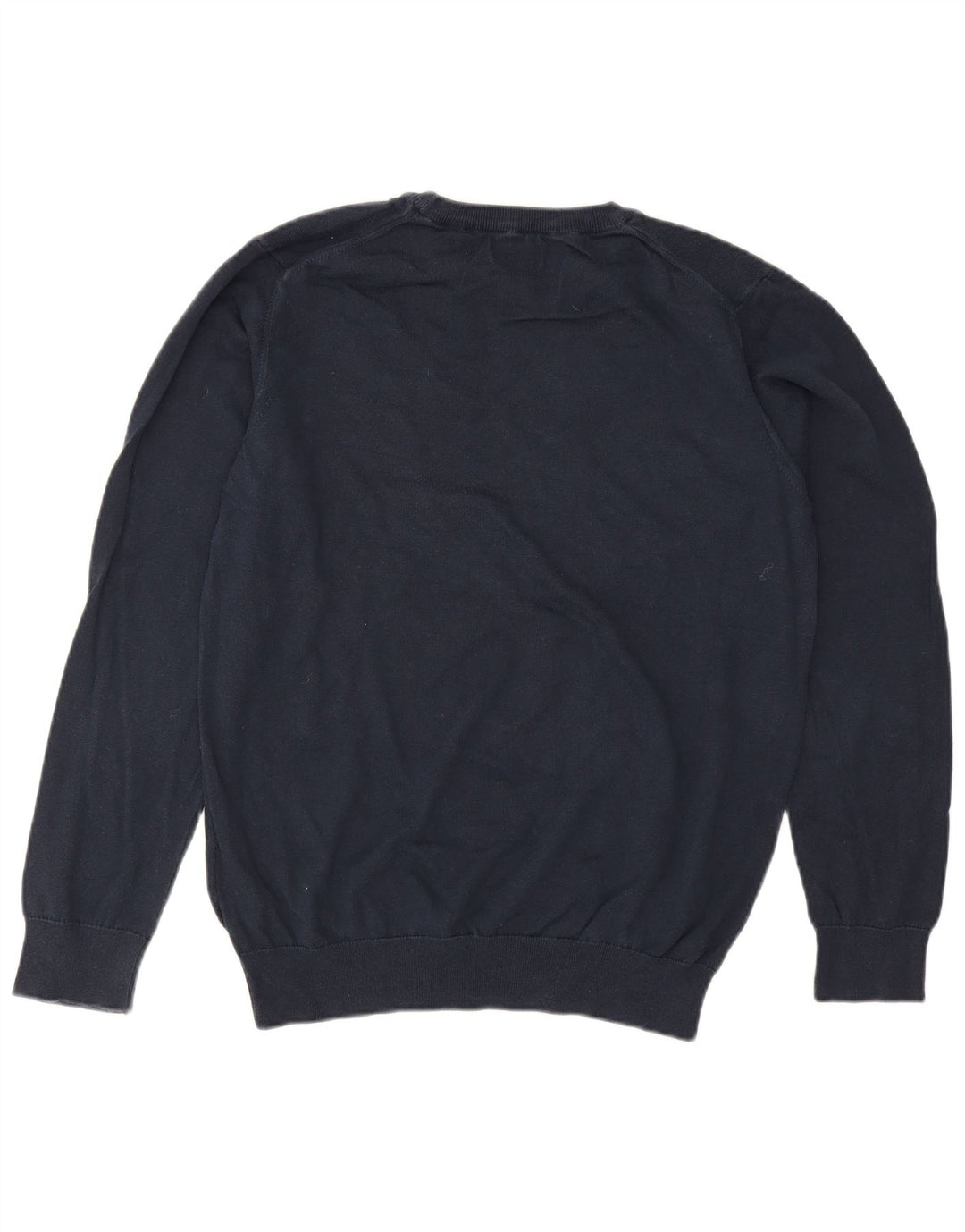 GANT Herre sweater med rund hals, medium marineblå bomuld
