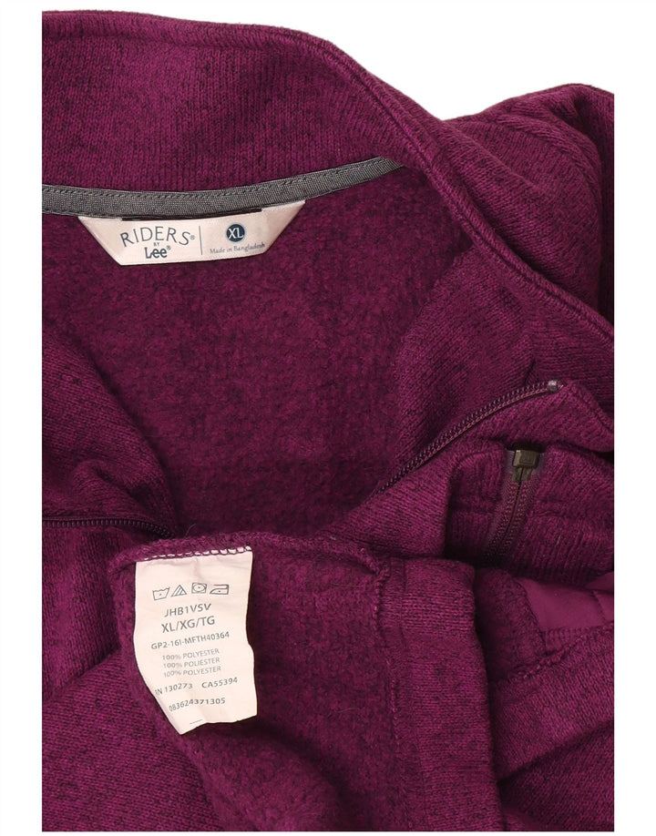 Lee Womens Riders Ærmeløs træningsdragt Topjakke UK 18 XL Lilla Polyester