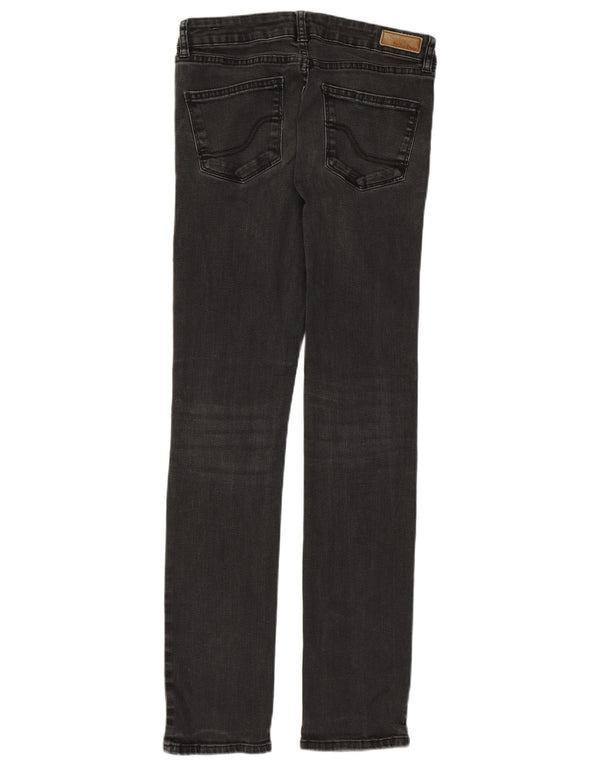 Fat Face Dame Slim Jeans UK 8 Small W27 L30 Grå
