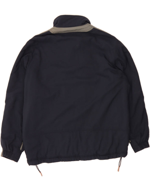 BEN SHERMAN Herre vindjakke UK 40 Large Navy Blue Colourblock