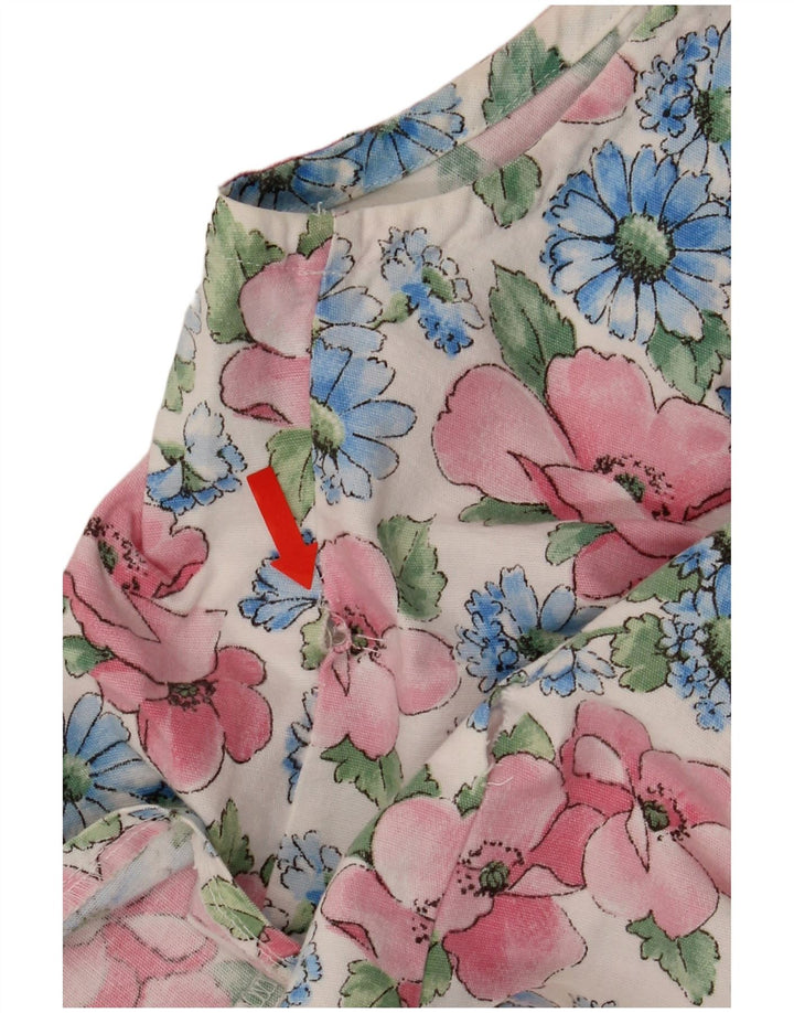 Vintage damevest UK 14 Medium Multicolored Floral