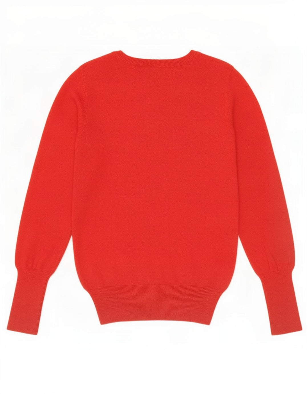 Zara Dame V-hals sweater UK 12 Medium Rød