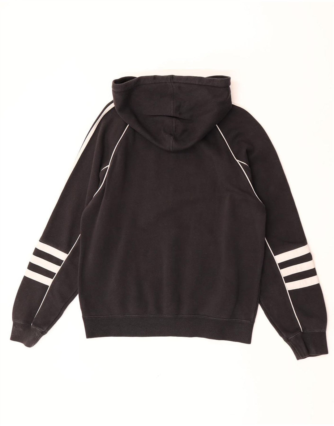 Adidas Herre hættetrøje Jumper Medium Sort Colourblock Bomuld