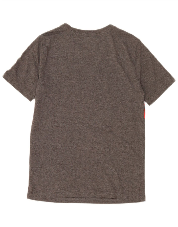 Puma drenge grafisk t-shirt top 10-11 år medium grå bomuld
