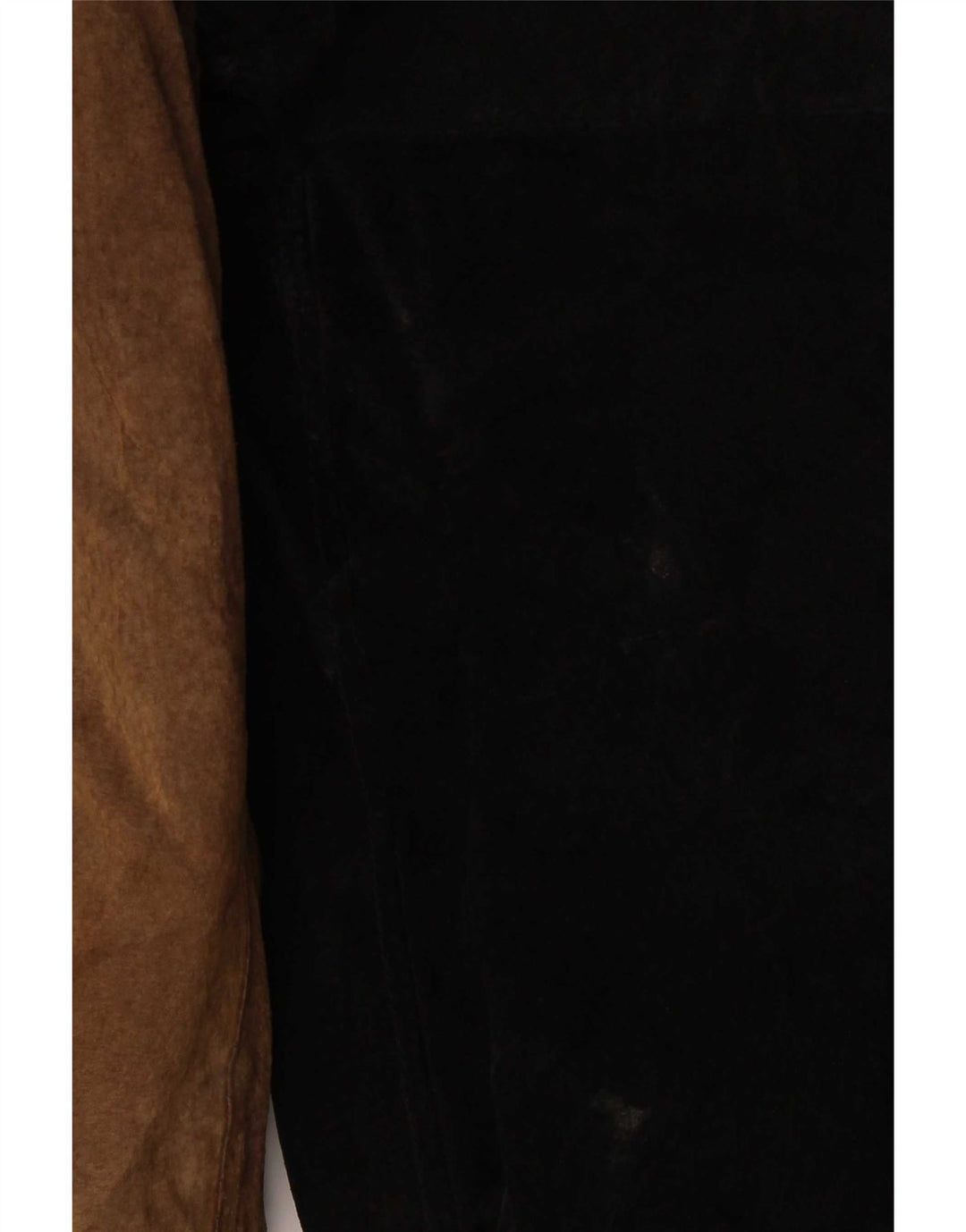 Vintage herre ruskind bomberjakke UK 40 Large Brown Colourblock Læder
