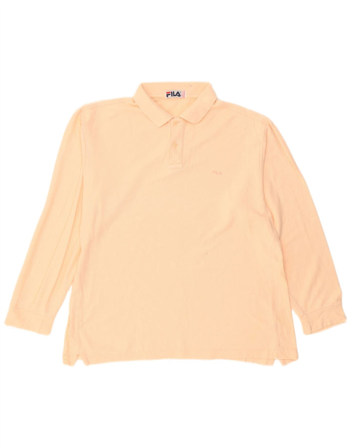 Fila Langærmet Polo Shirt til mænd IT 52 Large Pink