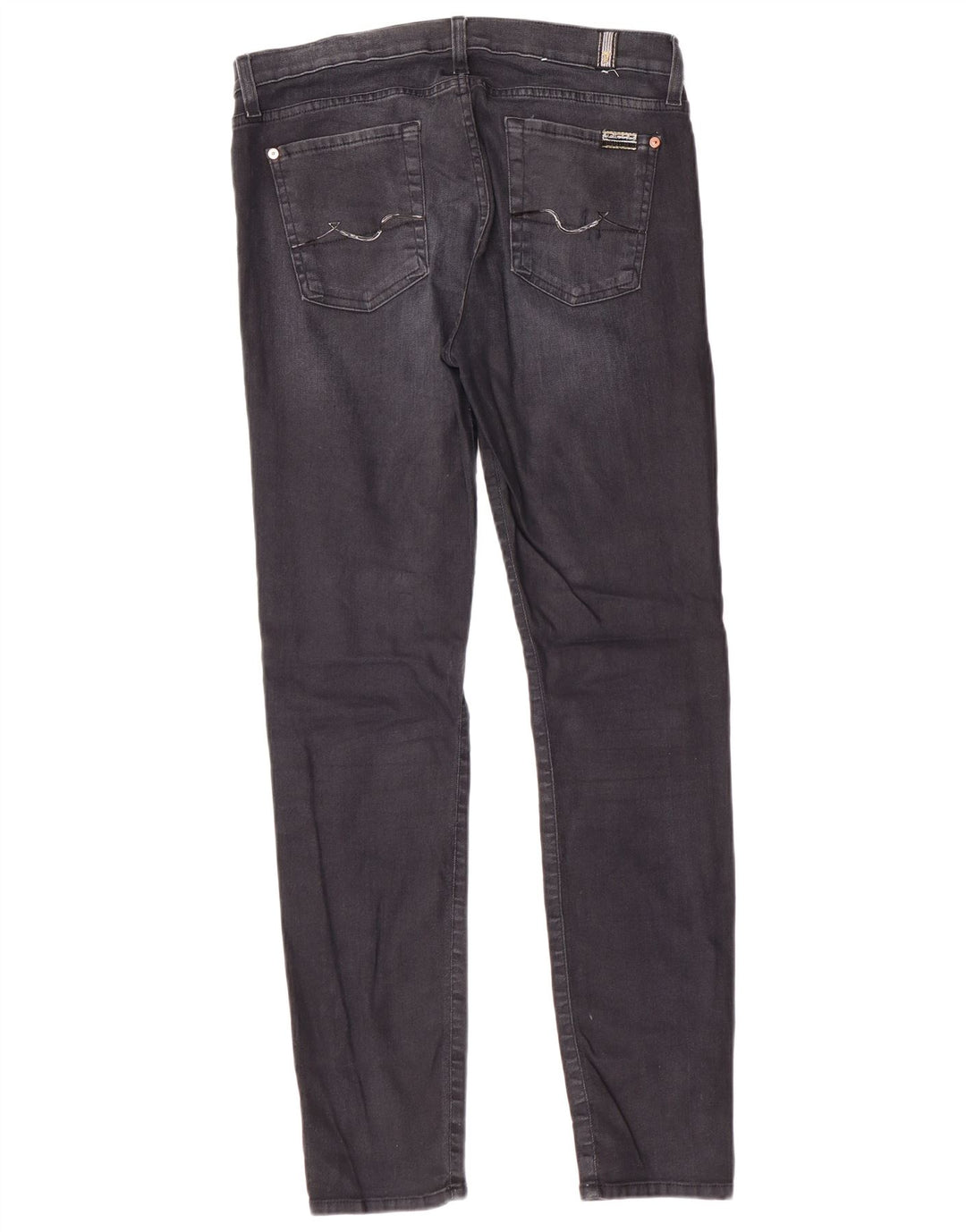 7 TIL ALLE MENNESKER Damer Skinny Jeans W32 L29 Sort Bomuld