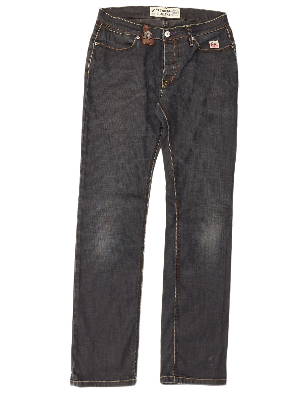 Roy Rogers Slim Jeans til mænd W31 L32 Marineblå bomuld
