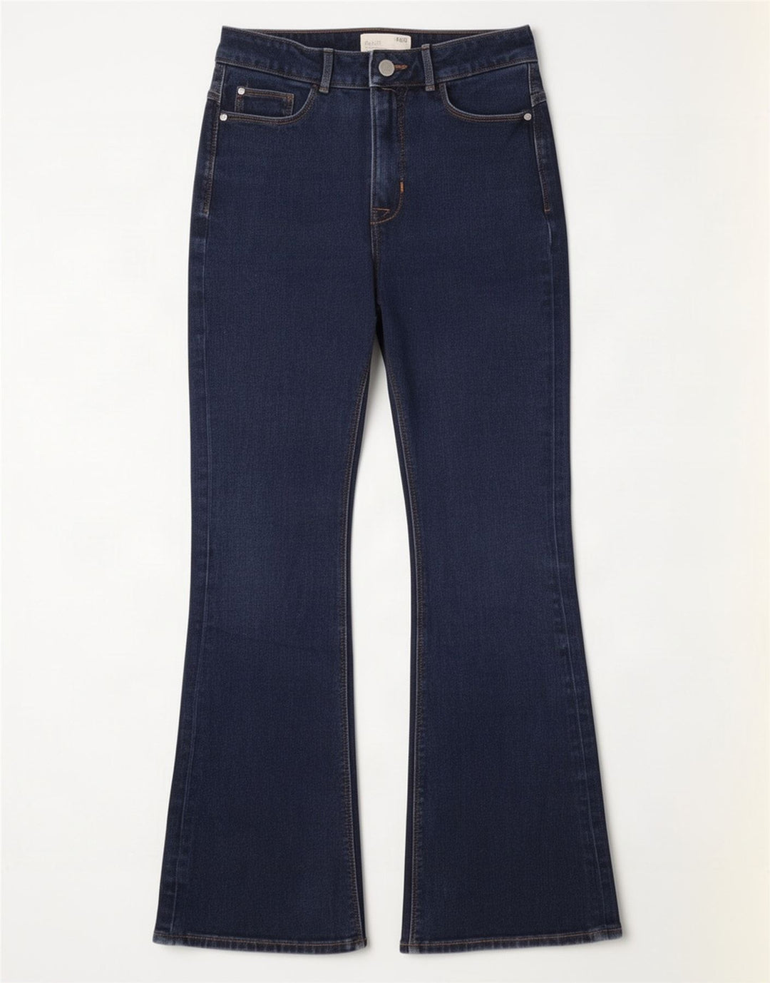 Marks & Spencer Dame Magic Flared Jeans UK 10 Small W26 L26 Navy Blue