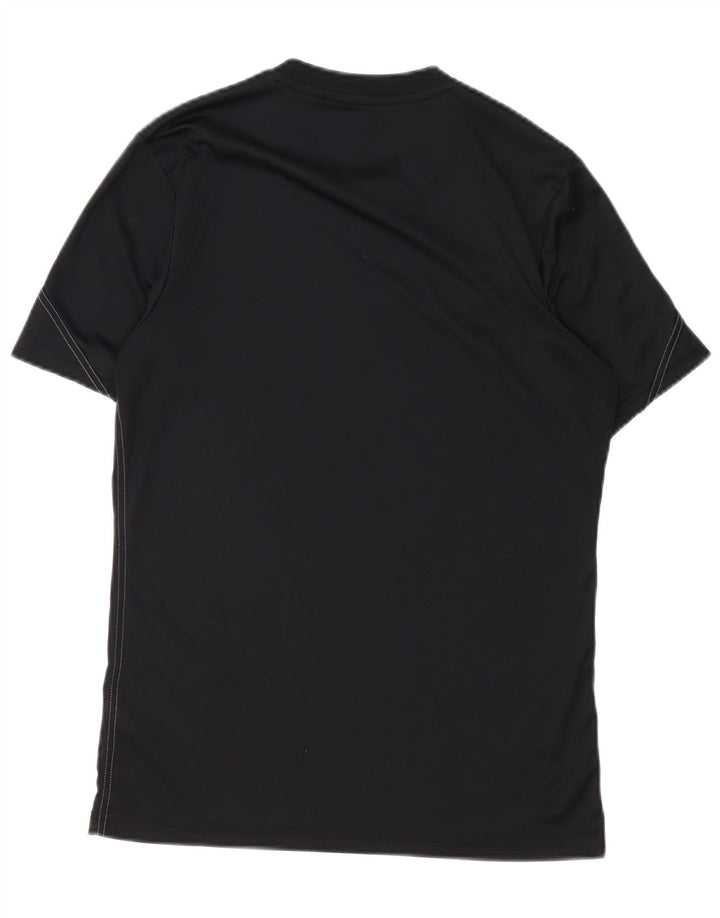ADIDAS Aeroready Slim Fit T-shirt top til mænd, lille sort polyester