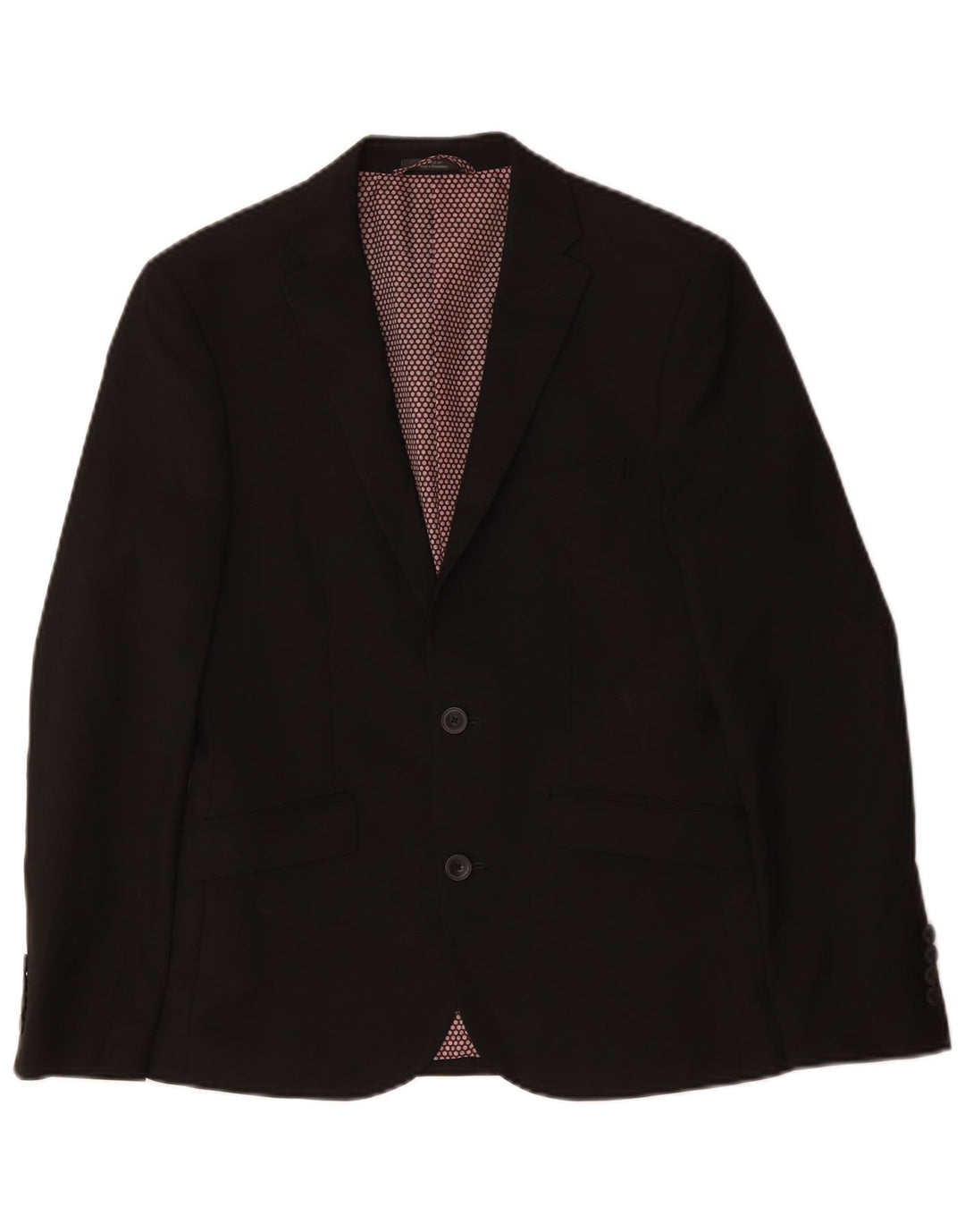 Marks & Spencer Herre 2-knap Skinny Fit Blazer-jakke UK 34 XS Sort