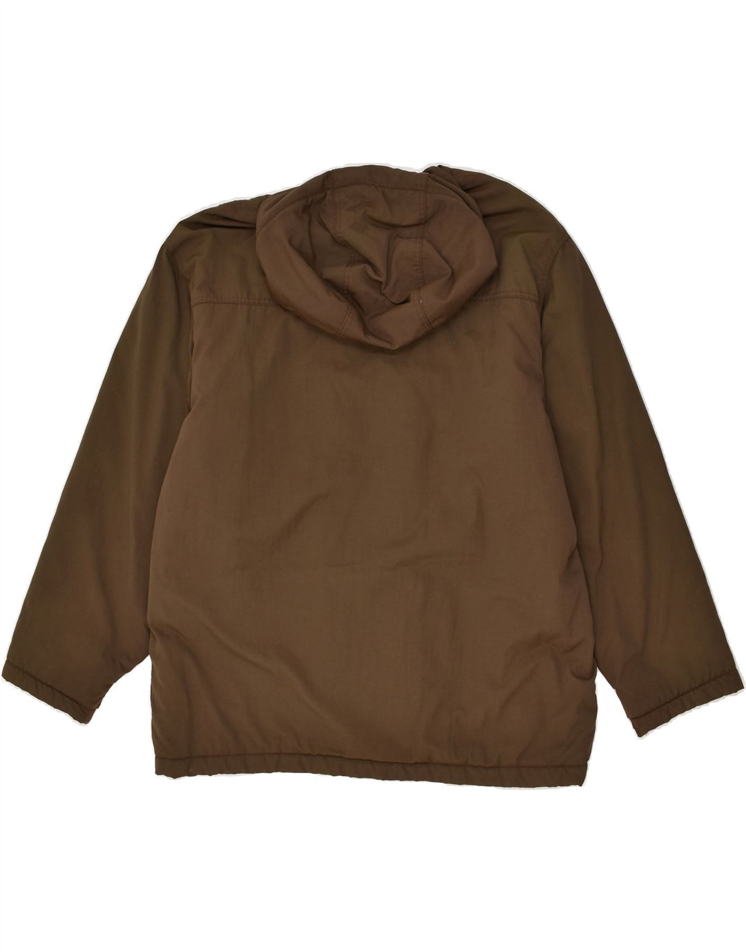 CIESSE PIUMINI Womens Hooded Windbreaker Jacket IT 48 XL Brown | Vintage Ciesse Piumini | Thrift | Second-Hand Ciesse Piumini | Used Clothing | Messina Hembry 