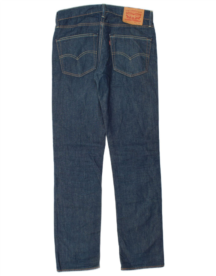 LEVI'S Dame 511 Slim Jeans W31 L32 Blå Bomuld