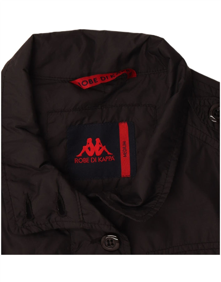 Kappa Militærjakke til kvinder UK 14 Medium Sort Polyamid