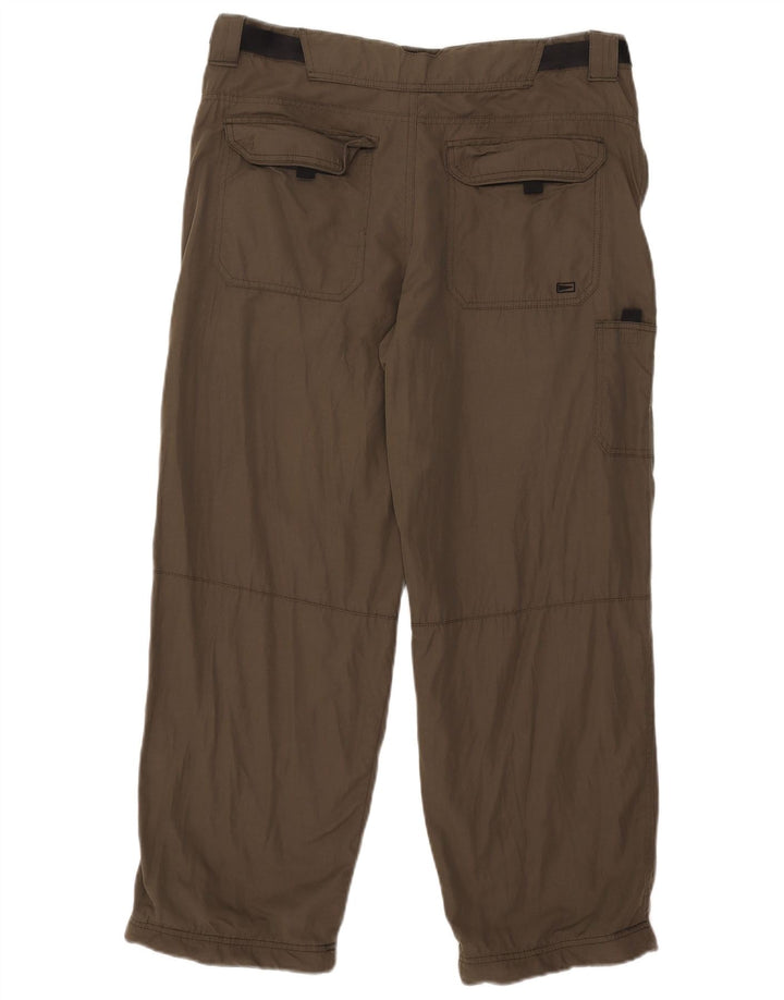 Marks & Spencer Herre Blue Harbor Straight Cargo Bukser W36 L29 Khaki