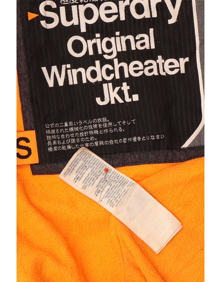 Superdry Windcheater hættejakke til mænd UK 36 Small Grey